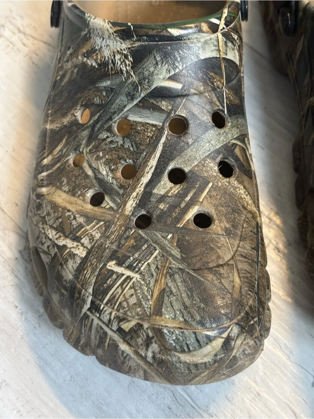 CROCS Realtree Camo Adjustable Strap Clogs Men’s Size 10
